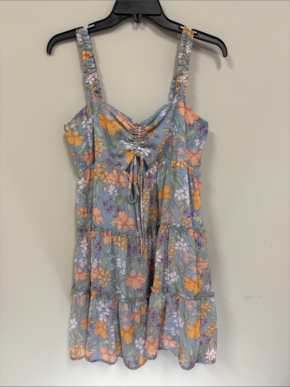Floral Sundress Blue with flowers